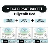 Sleepy Bio Natural Premium Plus Hijyenik Ped Uzun 120 Adet Mega Fırsat Paketi Konforlu Kullanım
