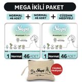Sleepy Bio Natural Premium Plus Mega Paket Normal 46x2 92 Adet Hijyenik Ped