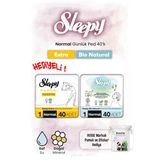 Sleepy Bio Natural Ve Extra Günlük Ped Normal 40'Lı Ve Rosie Hediye