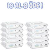 Sleepy Bio Natural Yenidoğan Islak Mendil 10X40 (400 Yaprak) | %99,5 Saf Su, Organik Pamuk, Hipoalerjenik