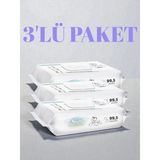 Sleepy Bio Natural Yenidoğan Islak Mendil 3’lü Paket %99,5 Saf Su Kokusuz 120 Yaprak