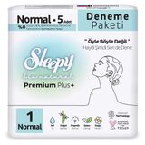Sleepy Bio Naturel Premium Plus+ Normal Hijyenik Ped 5 Adet (Boy 1)