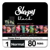 Sleepy Black Premium Plus 80 Adet Normal Günlük Ped