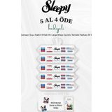 Sleepy Çamaşır Suyu Katkılı 8 Katlı 4X Large Mopa Uyumlu Temizlik Havlusu 50 li 5 Al 4 Öde ve Rosie Pamuk