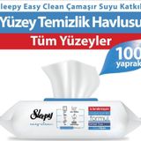 Sleepy Çamaşır Suyu Katkılı Yüzey Temizlik Havlusu 100' lü