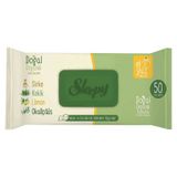 Sleepy Doğal Organik 50 Yaprak Islak Temizlik Havlusu