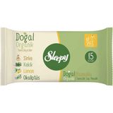 Sleepy Doğal Pamuklu Islak Mendil 3X15'LI Bebekler İçin Uygun Dermatolojik Test Edilmiş