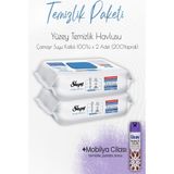 Sleepy Düvenci Temizlik Paketi 5 (Çamaşır Suyu Temizlik Havlusu 200 Yaprak ve Mobilya Cilası) - 1