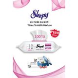 Sleepy Easy Clean 100 Yaprak Lilyum Buketi Yüzey Temizlik Havlusu
