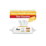 Sleepy Easy Clean 300 Yaprak Arap Sabunu Katkılı Yüzey Temizlik Havlusu