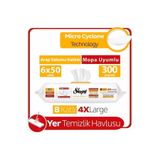 Sleepy Easy Clean Arap Sabunu Katkılı Mopa Uyumlu Yer Temizlik Havlusu&Mendili 6x50 (300 Yaprak)