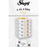 Sleepy Easy Clean Arap Sabunu Katkılı Yüzey Temizlik Havlusu 100' lü 5 Al 4 Öde ve Rosie Pamuk