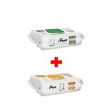 Sleepy Easy Clean Beyaz Sabun Katkılı + Arap Sabunu Katkılı 2X100 (200 Yaprak)