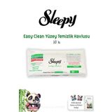 Sleepy Easy Clean Beyaz Sabunlu Yüzey Temizlik Havlusu 30' lu ve ROSIE Pamuk