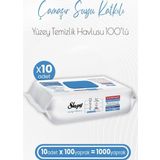 Sleepy Easy Clean Çamaşır Suyu Katkılı Yüzey Temizlik Havlusu 100 x 10 Adet (1000 Yaprak)