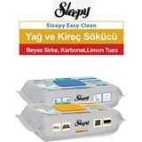 Sleepy Easy Clean Kireç Sökücü ve Yağ Çözücü Havlu 30'lu 2 Paket Güçlü Temizlik Sağlar