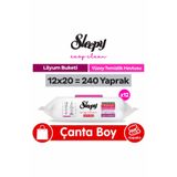 Sleepy Easy Clean Lilyum Buketi Yüzey Temizlik Havlusu Çanta Boy 12x20 (240 Yaprak)