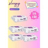 Sleepy Easy Clean Orkide Bahçesi Yüzey Temizlik Havlusu Mendili - 100 Yaprak 5 Al 4 Öde