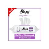 Sleepy Easy Clean Orkide Bahçesi Yüzey Temizlik Havlusu&mendili 12x100 (1200 YAPRAK)