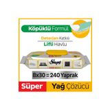 Sleepy Easy Clean Süper Yağ Çözücü Yüzey Temizlik Havlusu&Mendili 8x30 (240 Yaprak)
