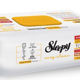 SLEEPY EASY CLEAN YÜZEY TEMİZLİK HAVLUSU 100 LÜ ARAP SABUNU KATKILI (TURUNCU)
