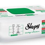 SLEEPY EASY CLEAN YÜZEY TEMİZLİK HAVLUSU 100 LÜ BEYAZ SABUN KATKILI (YEŞİL)