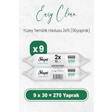 Sleepy Easy Clean Yüzey Temizlik Havlusu 2x15 x 9 Adet (270 Yaprak)