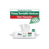 Sleepy Easy Clean Yüzey Temizlik Havlusu 50' Li X 12