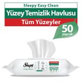 Sleepy Easy Clean Yüzey Temizlik Havlusu 50 Yaprak