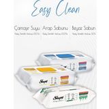 Sleepy Easy Clean Yüzey Temizlik Havlusu 50'Li ,Çamaşır Suyu Katkılı 100'Lü Ve Arap Sabunu Katkılı 100' Lü