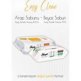 Sleepy Easy Clean Yüzey Temizlik Havlusu 50'li ve Arap Sabunu Katkılı 100' lü