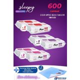 Sleepy Easy Clean Yüzey Temizlik Havlusu Lilyum Buketi x2 +Orkide Bahçesi x2 +Kiraz Çiçeği x2 (600 Yaprak)
