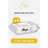 Sleepy Ekstra Islak Havlu Mendil 5X90 450 Yaprak
