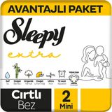 Sleepy Extra No:2 Mini 400 Adet Bebek Bezi