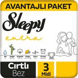 Sleepy Extra No:3 Midi 42 Adet Bebek Bezi