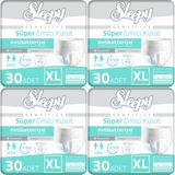 Sleepy Hasta Bezi Yetişkin Emici Külot Xl - Ekstra Büyük - Extra Large 120 Adet (4pk*30) - Beyaz