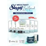 Sleepy Hijyenik Ped 26'Lı Gece Mega Paket Bio 5 Al 4 Öde Ve Rosıe Makyaj Pamuğu
