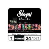 Sleepy Hijyenik Ped Black Super Eko Normal 24Lu (12Li)