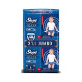 Sleepy Jeans Natural Külot Bez 5 Numara Junior 2'li Jumbo 48 Adet 2'li