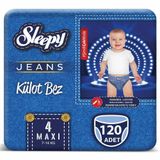 Sleepy Jeans No:4 Maxi 120 Adet Külot Bebek Bezi