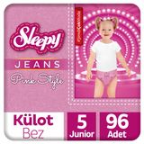 Sleepy Jeans Pink Style No:5 Junior 96 Adet Külot Bebek Bezi