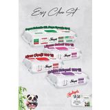 Sleepy Kiraz Çiçeği, Orkide, Lilyum ve 4 XL 50' li Beyaz Sabunlu Mop Yüzey Temizlik Havlusu ve Hediye Rosie