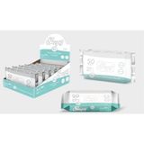 Sleepy Kokusuz XL Vücut Temizleme Mendili 50'li x 12 Paket 90 Yapraklık Hassas Temizlik