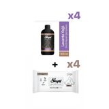 Sleepy Köpek Ve Kedi Şampuanı Petcare 500ml X 4 + Kedi Ve Köpek Temizleme Havlusu 60 Adet X 4