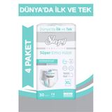 Sleepy Külotlu Hasta Bezi Xl (Extra Büyük Boy) 120 Adet 4 Paket