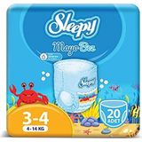 Sleepy Mayo Külot Bez 4 Numara Maxi 20 Adet - 0: 0 - 3 kg Yenidoğan / 50'li