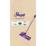 Sleepy Mop Beyaz Sabun Katkılı 50 Yaprak ve Mandallı Mop Seti