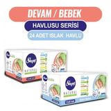 Sleepy Natural 12x40 480 Yaprak Devam Havlusu
