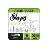 Sleepy Natural Bebek Bezi 6 Beden 64x4 256 Adet