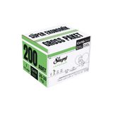 Sleepy Natural Bebek Bezi, 7 Beden, 20-30 kg, XXLarge, 200 Adet, Gross Paket
